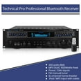 thumbnail image 5 of Technical Pro Professional Bluetooth Receiver 5.1 Channel Stereo Receiver with Built-In Equalizer, 5 of 7