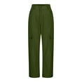 thumbnail image 3 of Roncen Women's Mid-Rise Cargo Pants - Casual Relaxed Fit Trousers with Multiple Pockets for Everyday Wear, 3 of 5