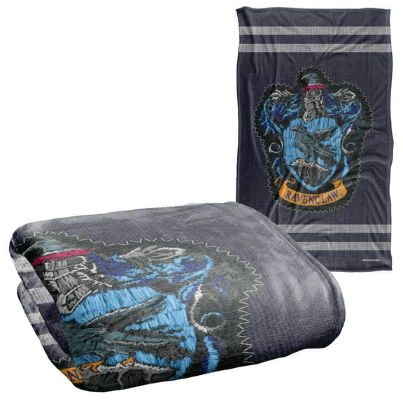 Harry Potter Ravenclaw Crest Patch Silky Touch Super Soft Throw Blanket 36" x 58"