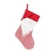thumbnail image 2 of Media Navideñas, Diseño Bordado Personalizado, Patrón Tradicional de Punto Rojo y Blanco, Decoración Navideña para El Hogar, Ambiente Acogedor Invernal, Bolsa de Regalo Grande, 1 Pieza, 2 of 4