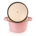 thumbnail image 2 of BergHOFF Neo 3pc Cast Iron Cookware Set, Grill Pan & Round Dutch Oven, Pink, 2 of 8
