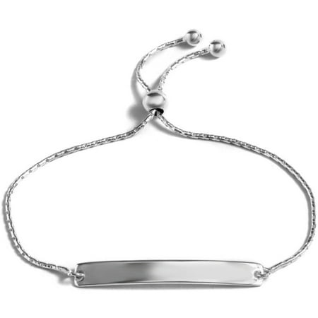 PORI Jewelers Sterling Silver ID Adjustable Bracelet