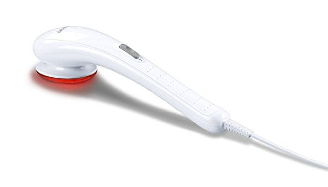 Beurer Handheld Electric Vibrating Massager for Deep Tissue Massaging, 3  Massage Attachments, MG21