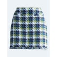 thumbnail image 5 of Free Assembly Women’s Tweed Mini Skirt with Fringe Hem, Sizes 0-20, 5 of 6