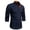 Navy, variant on Button Down Shirt for Men Casual Lightweight Classic Shirts Comfortable Slim Fit Beach Summer Clothing Navy Size XXL