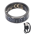 thumbnail image 2 of Smart Health Ring, Smart Ring Fitness Tracker Step Counting 50 Meter Waterproofing Multifunctional Display Screen  for Sports Running Size 8 Inner Dia.: 18.2mm / 0.72in,, 2 of 7