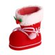 thumbnail image 5 of Botas De Navidad Botas De Navidad Decoración del árbol de Navidad adornos botas de Navidad flocado rojo bolsas de dulces, 5 of 7