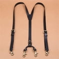 thumbnail image 5 of EcoNesxp Bretelles en Cuir Robustes pour Hommes avec Crochet en Forme, 5 of 5
