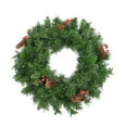 thumbnail image 2 of Northlight Iced Mixed Pine, Berries and Pinecones Artificial Christmas Wreath - 24" - Unlit, 2 of 4