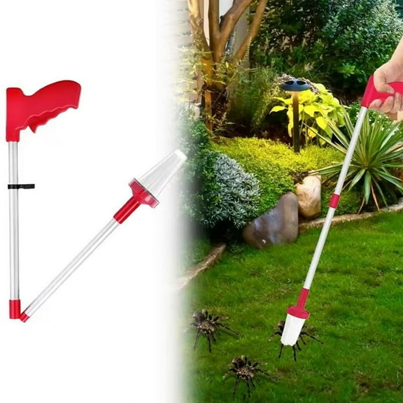 Spider Catcher Long Handle Folding Cockroach Grabbers Spider Catcher Traps Long Handle Cockroach Grabbers for Garden