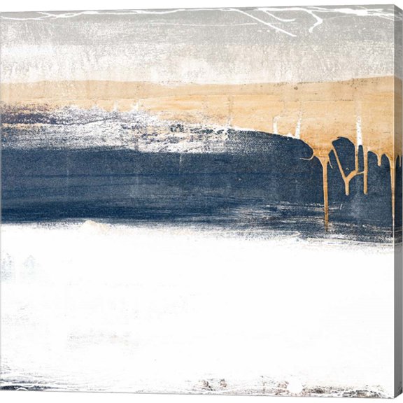 Great Art Now Blue Wahn by Michael Marcon, Canvas Wall Art, 28W x 28H