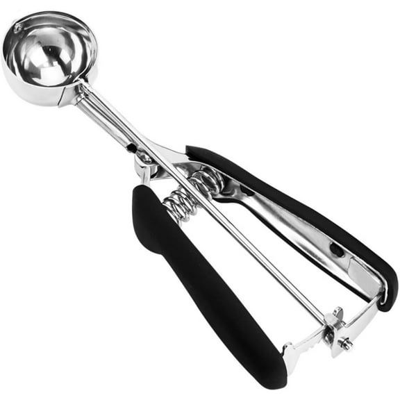 Cookie Scoop,1.5 Tbsp/ 23 ml/ 0.7 oz Cookie Scoops for Baking, 18/8 Stainless Steel Cookie Scooper for Baking, Cookie Dough Scoop, Ice Cream Scooper with Trigger Release, Non-slip Grip (#50)