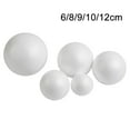 Blank Round Solid Polystyrene Foam Ball for Wedding Craft9Cm
