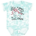 thumbnail image 3 of Inktastic I Have Small Hands, but My Papas Wrapped Around My Little Finger Boys or Girls Baby Bodysuit, 3 of 5