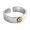Gold, variant on Fashion Trendy Electroplated Copper Ring, Retro Forest Style, Golden Smiley Face Design, Single Size