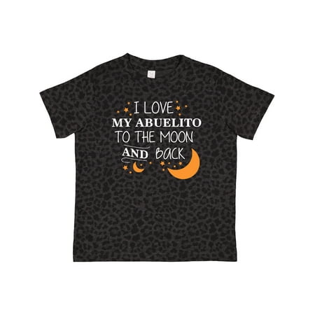 

Inktastic I Love My Abuelito to the Moon and Back Gift Toddler Boy or Toddler Girl T-Shirt