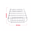 thumbnail image 2 of Grille de Friteuse à Air Chaud en Acier Inoxydable 9 Pouces Polyvalente Carrée avec Brochettes Plateau de Cuisson Support de Friteuse à Air, 2 of 7