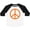 Baseball White and Black, variant on Inktastic Funky Orange Peace Sign Boys or Girls Toddler T-Shirt