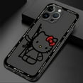 thumbnail image 1 of Silicone Matte Phone Case for Samsung Galaxy S10 Note 20 Ultra Note 9 8 S9 Note 10 Plus S8 Plus Sanrio H-Hello Kitty Cover Gift Festivals, 1 of 6