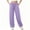 *Purple, variant on VBVC Women's Cotton Linen Wide Leg Jogger Pants, Elastic Waist Lounge Trousers For Women, Ladies' Lightweight Soft Casual Pants with Pockets, Beige , M-3XL