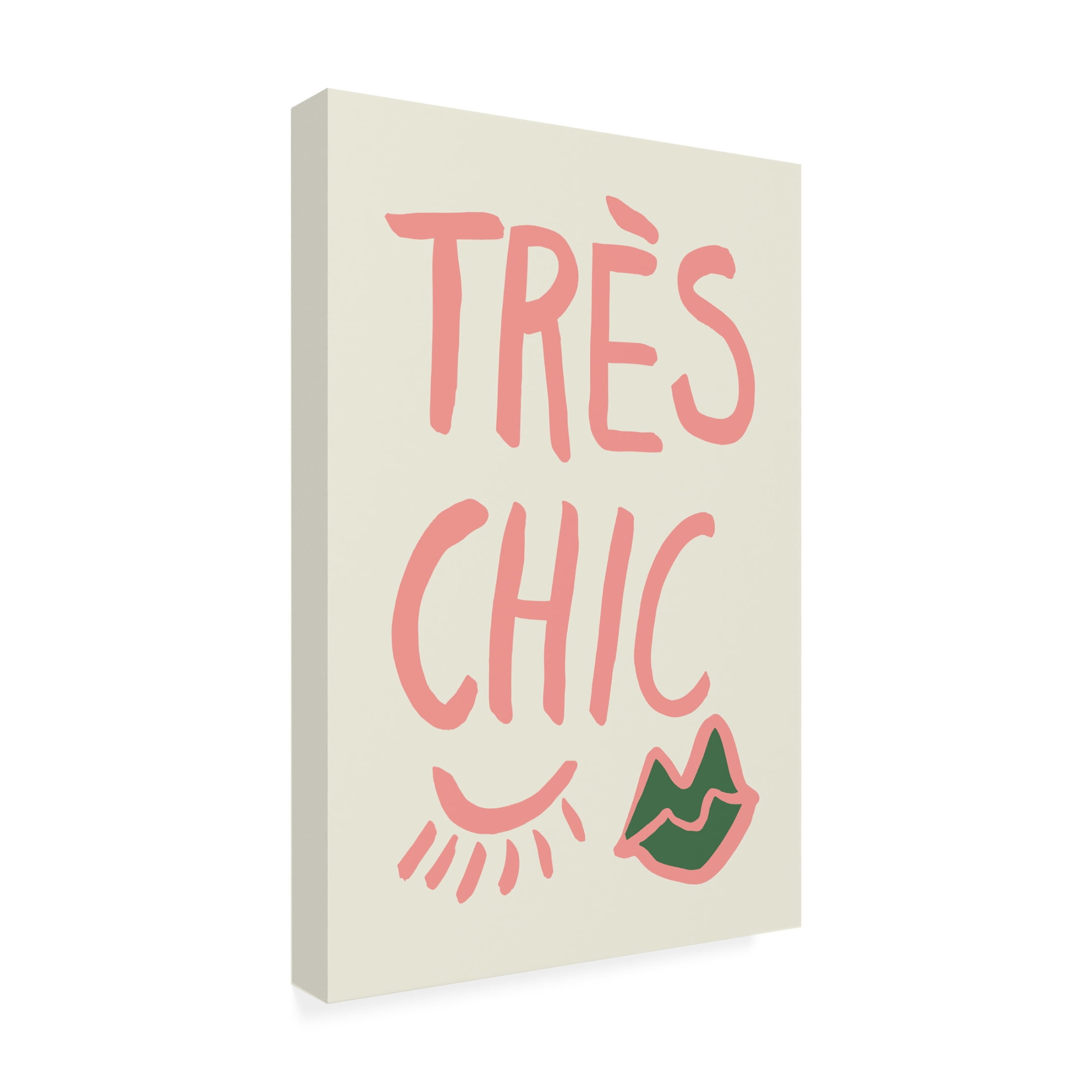 Canvas Wall Art - Pictufy Studio 'Tres Chic' Wall Art for Living Room, Bedroom, or Office Décor by Trademark Fine Art - 22 x 32 Inches