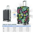 thumbnail image 6 of Xecao Watercolor Cactuses print Elastic Luggage Cover, with double-sided print , is perfect for travel, business, and daily use, 6 of 9