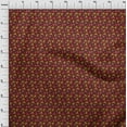 thumbnail image 3 of oneOone Cotton Poplin Fabric Leaves & Floral Block Print Fabric BTY 56 Inch Wide, 3 of 4