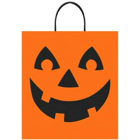 Jack O'Lantern Halloween Trick Treat Loot Party Tote Bag 16