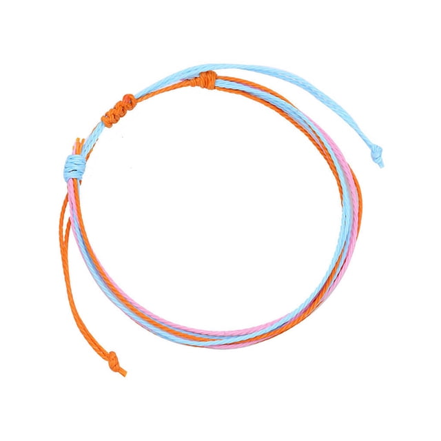 Sonducket de la amistad, regalo trenzado hecho a mano, cadena de mano tejida en cera resistente al agua, accesorios de decoración para mujer, Ropa, zapatos y accesorios Miscelánea tipo 34 34 Sonducket AP010275-34
