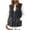 *1-Black, variant on Women's Oversized Button Down Denim Vest , Casual Sleeveless V-Neck Jean Jacket For Women , Ladies' Relaxed Fall Outerwear with Pockets, Black , S-2XL