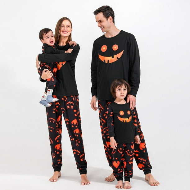 Family Matching Halloween Onesies Pajamas Printed Loungewear for Men ...