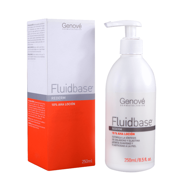 FLUIDBASE REDERM 10% AHA LOCIÓN GENOVÉ Genove Fluid LOCIÓN 10% AHA C/250 ML