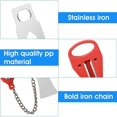 thumbnail image 4 of 2pcs Portable Door Lock Home Security, Upgraded Strong Multi Size Travel Lock For Additional Safety And Privacy, Solid Heavy Duty Lock, 4 of 5
