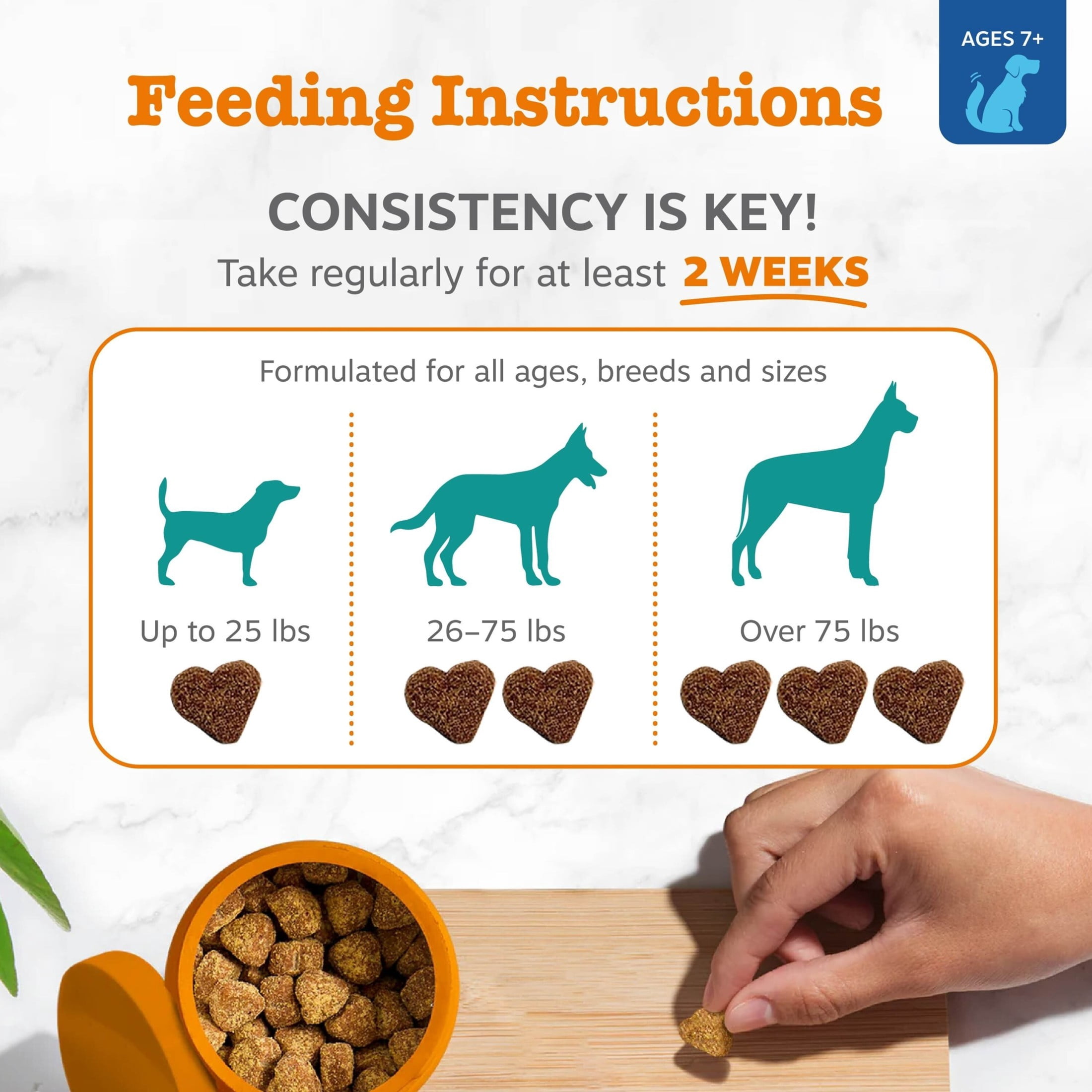 Zesty Paws Senior Advanced Cognition Bites Chicken Flavor Dog Supplement, 90 Count