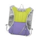 thumbnail image 5 of Chaleco de hidratación, compatible con bolsa de agua, mochila ligera para correr, transpirable Verde púrpura, 5 of 9