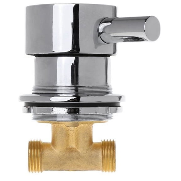 G1/2Inch Hot & Cold Water Mixing Valve Thermostatic Mixer 2 in & 1 Out Faucet for Shower Room