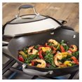 Advanced Hard Anodized Nonstick Stir Fry Wok Pan with Lid, 14 Inch