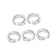 thumbnail image 3 of 5x Anillos porta servilletas Hebillas para servilletas Hebillas para servilletas de moda Porta servilletas para reuniones familiares Acción de Gracias Geométrico, 3 of 8