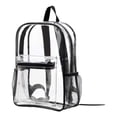 thumbnail image 1 of Mochila Transparente y Negro Para Hombre Mujer Niños Escolares Conciertos Multiusos Trendy Resistente Versatil, 1 of 8