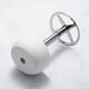 thumbnail image 5 of Soporte para cepillos de dientes de acero inoxidable | Organizador multiusos de 4 ranuras | Almacenamiento metálico moderno duradero, blanco, 12x7cm | Para baño, tocador, oficina, encimera, cocina, 5 of 8