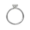 thumbnail image 2 of 1.00 Carat Brilliant Heart Cut Genuine Diamond Solitaire Wonderful Ring for Ladies Solid 14K White Gold Size 10.5, 2 of 6
