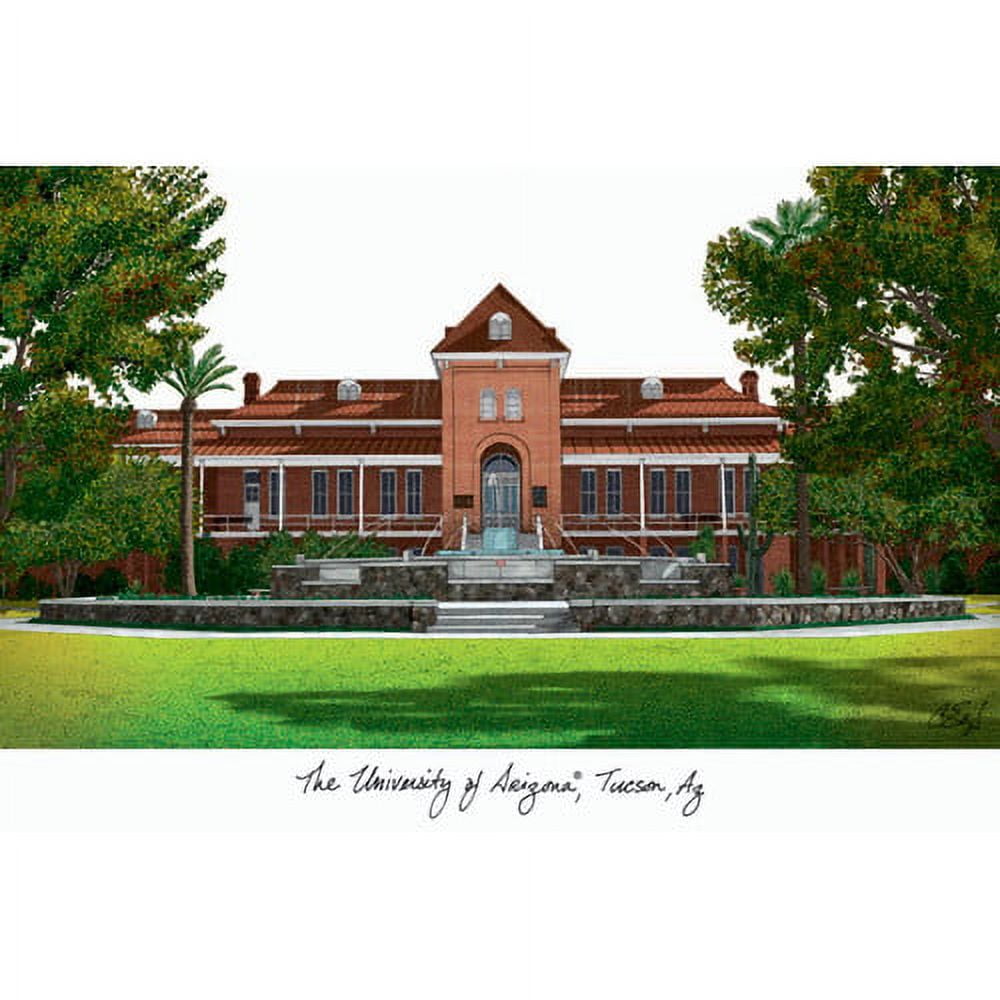 University of Wisconsin - Madison Campus Images Lithograph Print