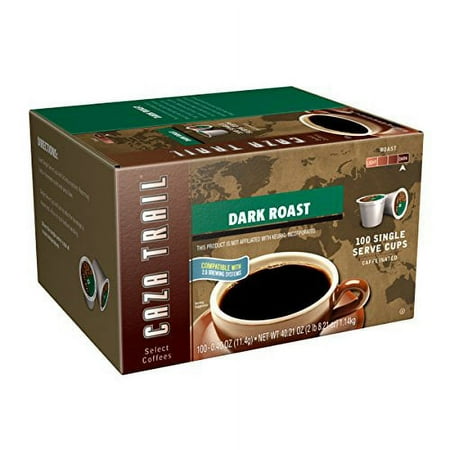 Caza Trail Coffee  Dark Roast  100 Single Serve Cups