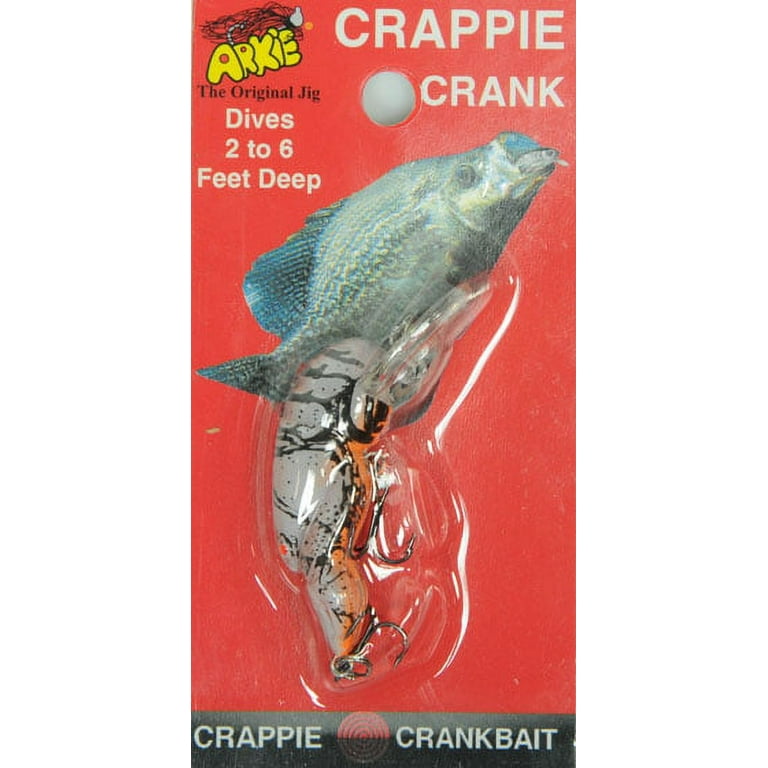 Arkie Lures Crappie Craw Crankbait - Red Brown - 1 Each