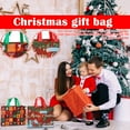 thumbnail image 6 of Christmas Gift Bag with Snowman Print Large Capacity Tote for Holiday Shopping and Present Wrapping ﻿, 6 of 6