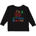 thumbnail image 3 of Inktastic My Gigi and Poppy Love Me Boys or Girls Long Sleeve Toddler T-Shirt, 3 of 5
