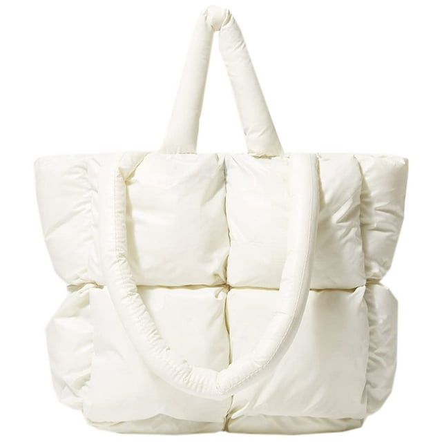 Bolso de hombro Avilego Puffer Mini Down Satchel para mujer