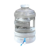 Camping Water Jug 6 Gallons with Faucet Transparent BPA Free Water Storage Container, Outdoor Water Tank with Handle for Hiking Sports Emergency Drinking Water Supply and Home Use