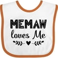 thumbnail image 3 of Inktastic My Memaw Loves Me Boys or Girls Baby Bib, 3 of 4