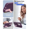 thumbnail image 5 of KOMI for Samsung Galaxy S24/S25 Case 5G Built-in Stand with Glass Screen Protector,Heavy Duty Drop Protection Full Body Rugged Shockproof Military Protective Tough Durable Cover for Galaxy S24/S25, 5 of 5